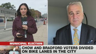 Nik Nanos, chief data scientist and founder of Nanos Research speaks to CP24 on Thursday Oct. 15, 2026 (CP24 photo).