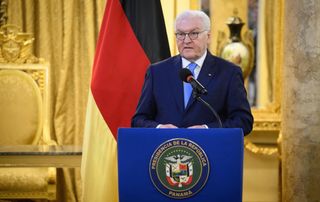 Steinmeier auf seiner Reise in Panama-Stadt