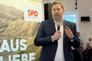 Minister Klingbeil: Im Wahlkampfmodus in Trier