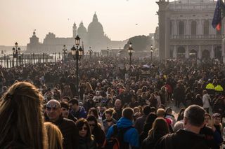 Touristen in Venedig