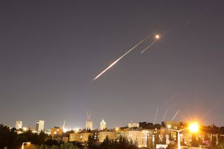 Raketen über Jerusalem