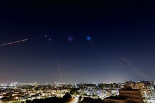 Abgefangene iranische Raketen