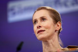 Kaja Kallas im Mai in Brüssel