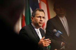 Majid Takht Ravanchi bei einer Rede vor den Vereinten Nationen im Jahr 2019