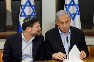 Smotrich und Netanyahu im Januar 2024