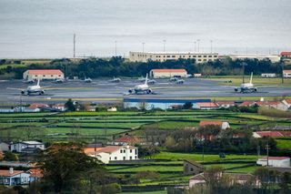 Militärstützpunkt Lajes auf der Insel Terceira