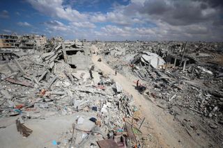 Chan Junis im Oktober 2025. Foto: Omar Al-Qattaa / AFP