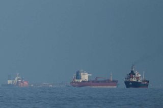 Tanker an der Straße von Hormus
