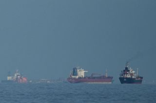 Tanker an der Straße von Hormus