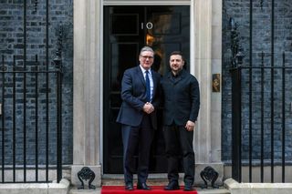 Selesnkyj mit UK-Premier Keir Starmer.