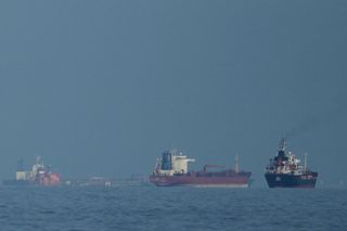 Tanker in der Straße von Hormus