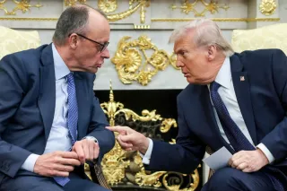 Merz und Trump im Weißen Haus (am 3. März 2026)