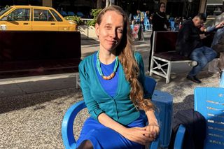 Shelly Kittleson am Tag ihrer Entführung in Bagdad