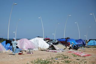 Viele Menschen, wie hier im Libanon, mussten ihr Zuhause verlassen