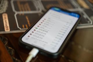 Ein iranischer VPN-Dienst erscheint auf einem Handy-Bildschirm