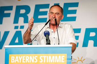0Hubert Aiwanger (Freie Wähler), Landes- und Bundesvorsitzender und stellvertretender Ministerpräsident in Bayern.