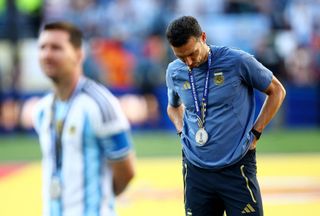 Schwer enttäuscht nach der Niederlage seines Teams: Argentiniens Nationaltrainer Lionel Scaloni.