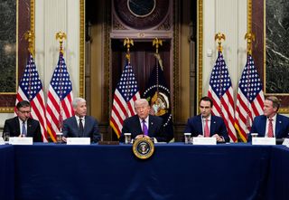 Trump am Abend in Washington
