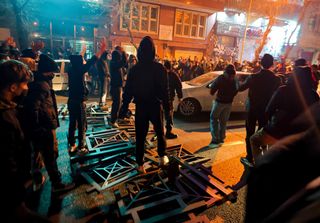 Teheran am 8. Januar