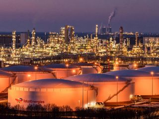 Total-Energies-Raffinerie im Chemiepark Leuna