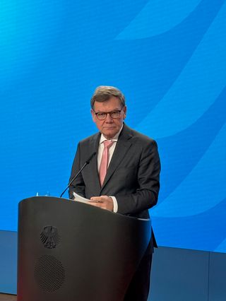 Außenminister Wadephul am Montagmittag im Auswärtigen Amt