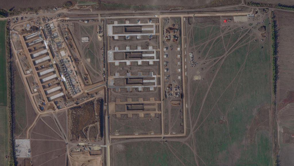 Dieses Satellitenbild zeigt die neue Anlage in Rostow in Russland.