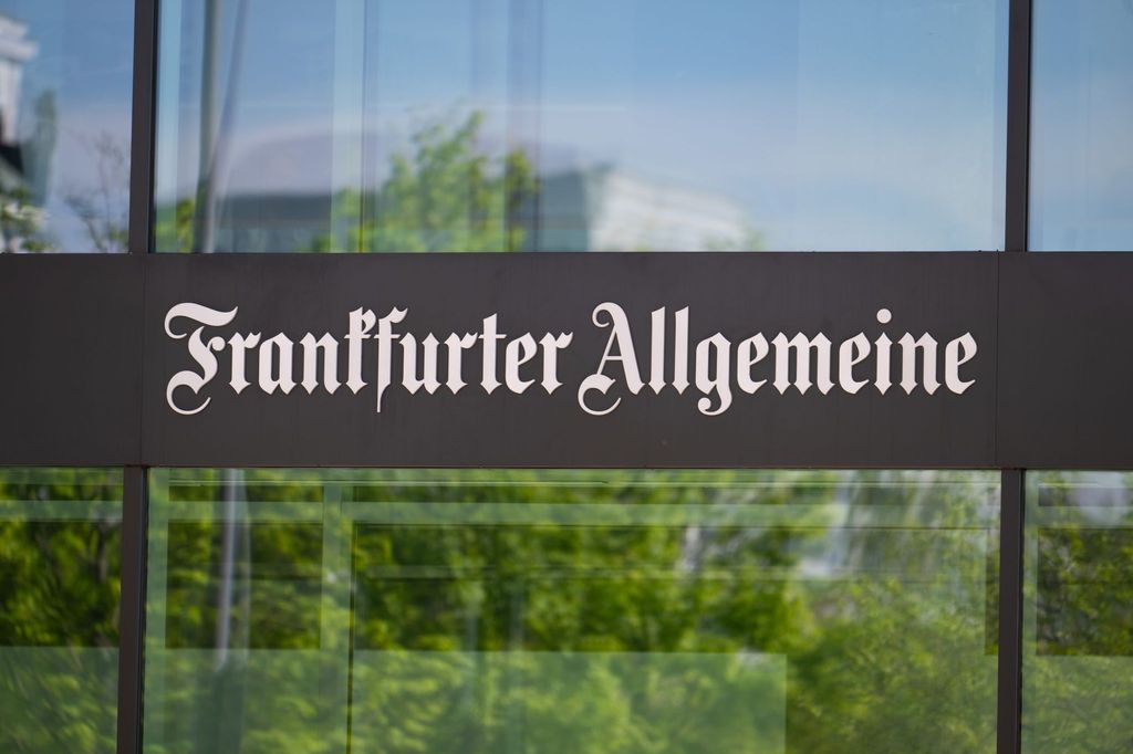 Das Verlags- und Redaktionsgebäude der FAZ in Frankfurt am Main.