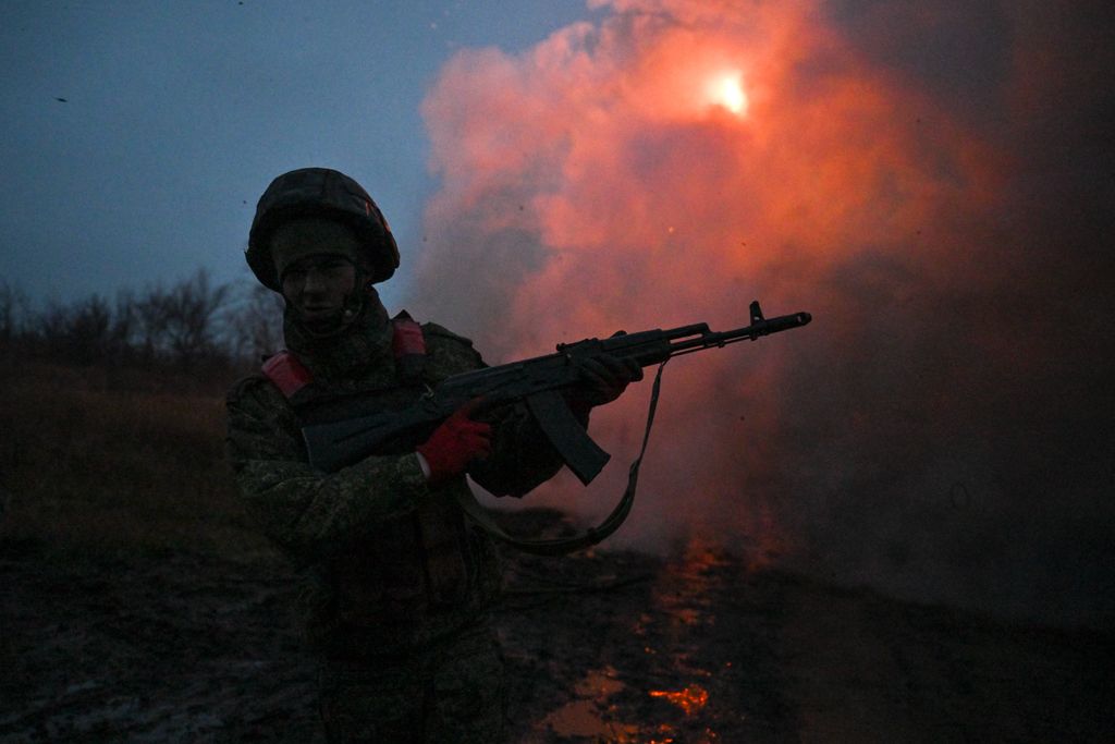 Ein russischer Soldat am Frontabschnitt Pokrowsk (Archivbild)