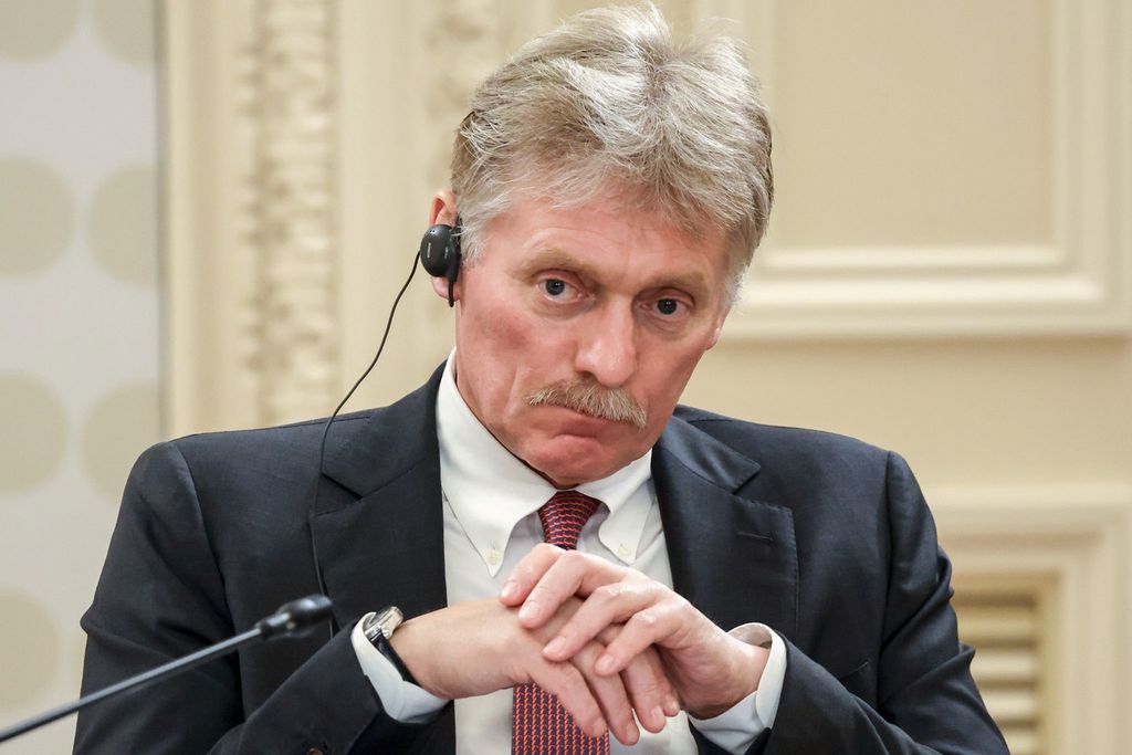 Kreml-Sprecher Dmitri Peskow ist im Juni 2025 bei einer Veranstaltung zu sehen.