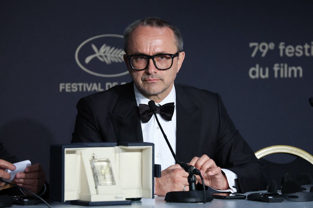 Zvyagintsev auf dem Filmfestival in Cannes im vergangenen Mai. Sein Film „Minotaurus“ gewann dort die Goldene Palme.